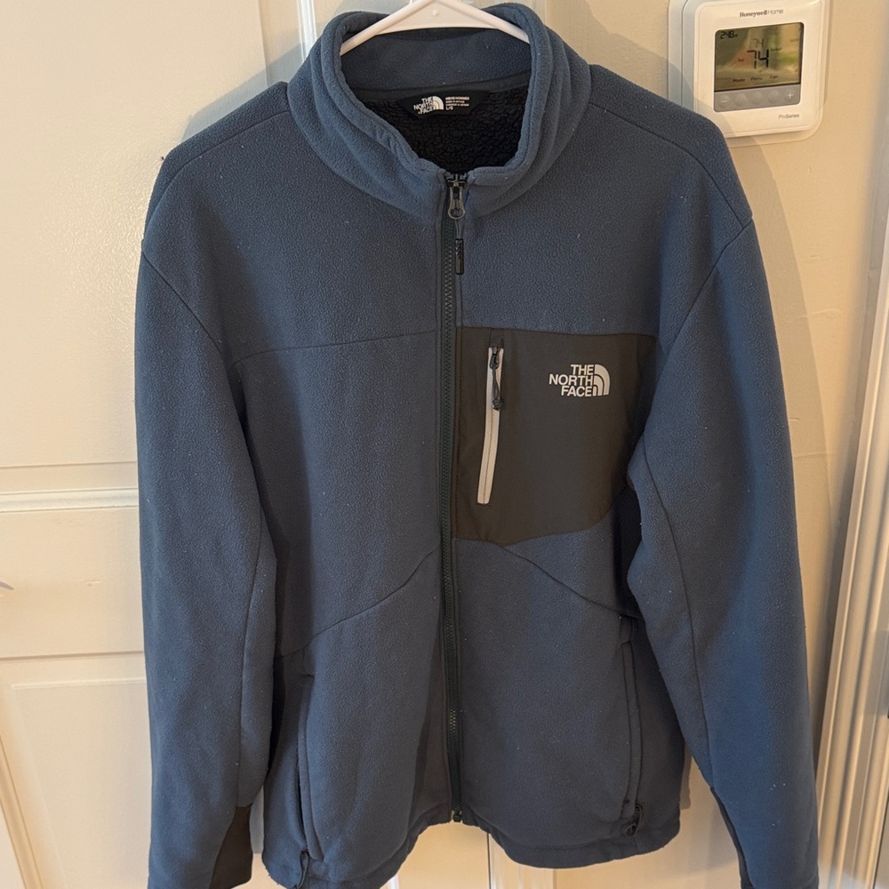 The North Face Navy and Gray Fleece Jacket